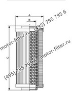 CF8702A10NA фильтр гидравлики цилиндрического типа с фильтрацией снаружи FAI
