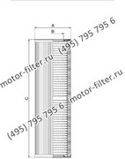 CF8888A03NA фильтр гидравлики цилиндрического типа с фильтрацией снаружи FAI