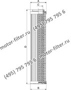 CF9201M40NV фильтр гидравлики цилиндрического типа с фильтрацией снаружи FAI