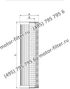 CF9401A25NV фильтр гидравлики цилиндрического типа с фильтрацией снаружи FAI