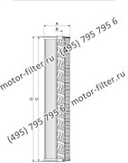 CF9701A10NA фильтр гидравлики цилиндрического типа с фильтрацией снаружи FAI