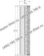 CF9701M90NA фильтр гидравлики цилиндрического типа с фильтрацией снаружи FAI