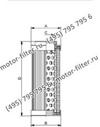 CF9811A06HV фильтр гидравлики цилиндрического типа с фильтрацией снаружи FAI