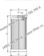 CFDN0040A25NV фильтр гидравлики цилиндрического типа FAI
