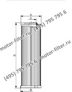 CFDN0400A16NA фильтр гидравлики цилиндрического типа FAI