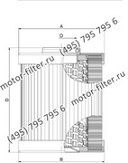 CHP171A03NV фильтр гидравлики цилиндрического типа FAI