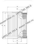 CHP271A25NV фильтр гидравлики цилиндрического типа FAI