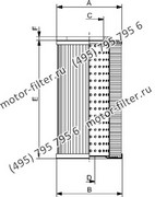 CLE16M250 фильтр гидравлики цилиндрического типа FAI