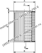 CLE40M250 фильтр гидравлики цилиндрического типа FAI