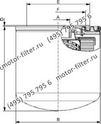 CS025C3P25A накручивающийся фильтр гидравлики без обратного клапана для систем до 12 bar FAI