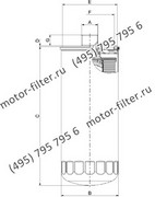 CS090DNP3P10A накручивающийся фильтр гидравлики без обратного клапана для систем до 12 bar FAI