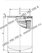 CS150H0A25A накручивающийся фильтр гидравлики без обратного клапана для систем до 12 bar FAI