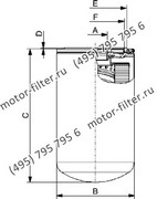 CS35003P10A накручивающийся фильтр гидравлики без обратного клапана для систем до 12 bar FAI