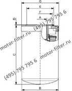 CSD05000P10A накручивающийся фильтр гидравлики для систем до 35 bar FAI
