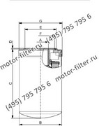 CSD06035A10V накручивающийся фильтр гидравлики для систем до 35 bar FAI