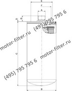 CSP050DNP3P10A накручивающийся фильтр гидравлики для систем до 25 bar FAI