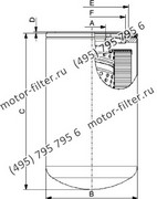 CSP35063P10A накручивающийся фильтр гидравлики для систем до 25 bar FAI