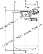 CTT006A1P25A накручивающийся фильтр гидравлики с обратным клапаном для систем до 12 bar FAI