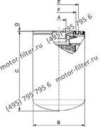 CTT02514P25A накручивающийся фильтр гидравлики с обратным клапаном для систем до 12 bar FAI