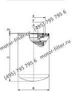 CTT05013A25A накручивающийся фильтр гидравлики с обратным клапаном для систем до 12 bar FAI