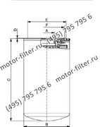 CTT15003A03A накручивающийся фильтр гидравлики с обратным клапаном для систем до 12 bar FAI