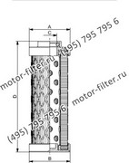 D0030A25CHA элемент напорного фильтра гидравлики FAI