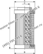 D0160P25NHA элемент напорного фильтра гидравлики FAI