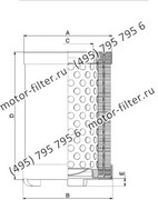 DCC1082500J цилиндрический воздушно-масляный сепаратор компрессора FAI