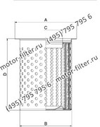 DFF10028500 воздушно-масляный сепаратор с фланцем под болты FAI