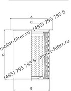DFF27542500 воздушно-масляный сепаратор с фланцем под болты FAI