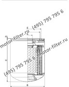 DSP400N воздушно-масляный накручивающийся фильтр-сепаратор FAI
