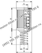 F25M90M фильтр гидравлики цилиндрического типа FAI