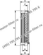 R0075P10NHA элемент сливного фильтра гидравлики FAI