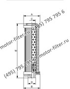R0240WA03NHA элемент сливного фильтра гидравлики FAI
