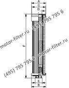 R0270M50NHA элемент сливного фильтра гидравлики FAI