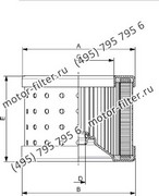 R1004A06A элемент сливного фильтра гидравлики FAI