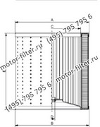 R8503A03A элемент сливного фильтра гидравлики FAI