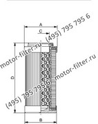 Z0372A10NA фильтр гидравлики цилиндрического типа FAI