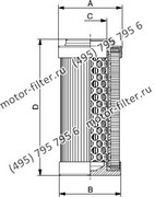 Z0372P25NA фильтр гидравлики цилиндрического типа FAI