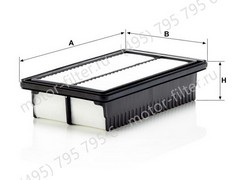 C25002 фильтрующий элемент воздушного фильтра MANN