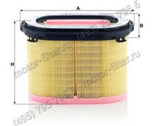 CU26270 фильтрующий элемент воздушного салонного фильтра MANN