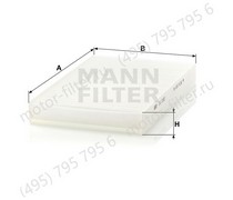 CU3192 фильтрующий элемент воздушного салонного фильтра MANN