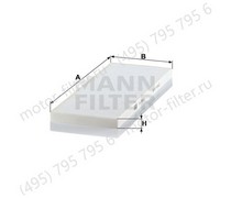 CU3944 фильтрующий элемент воздушного салонного фильтра MANN