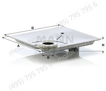 H16151XKIT комплект фильтрующих элементов масляного фильтра MANN