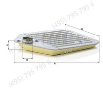 H2425XKIT комплект фильтрующих элементов масляного фильтра MANN