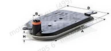 H2826KIT комплект фильтрующих элементов масляного фильтра MANN