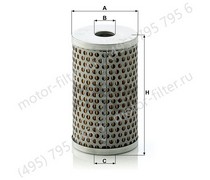 H6014 фильтрующий элемент масляного фильтра MANN