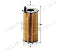 HU8202X безметаллический фильтрующий элемент масляного фильтра MANN