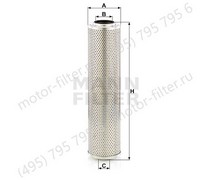 HU825X безметаллический фильтрующий элемент масляного фильтра MANN