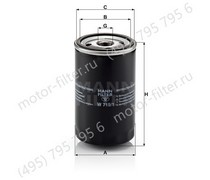 W7191 сменный масляный фильтр смазочной системы MANN